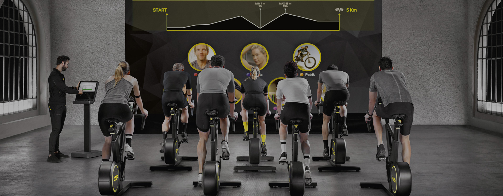 Velo appartement online technogym