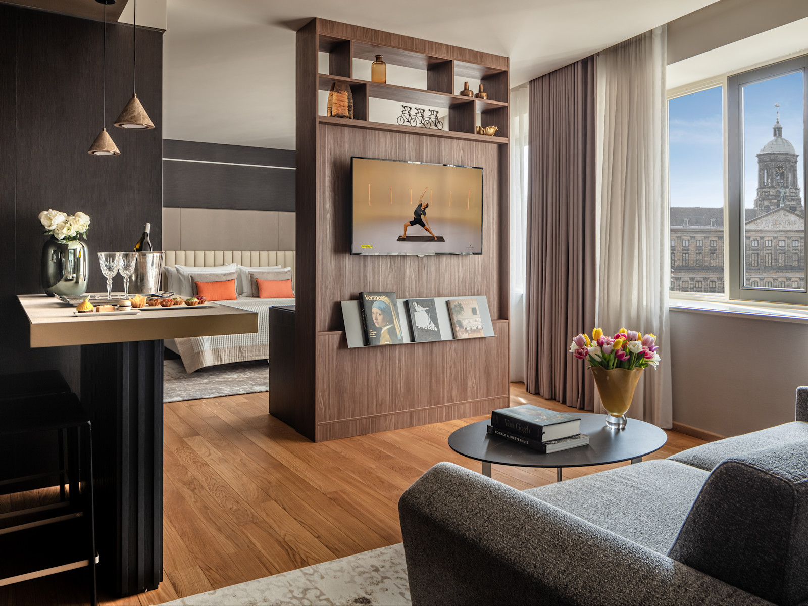 Anantara Grand Hotel Krasnapolsky Amsterdam room Premier Suite Damn View Wide Hero Technogym