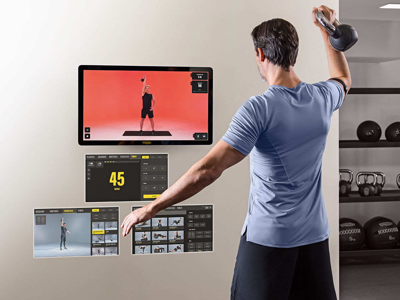 Gym techie: Entrenamiento vía app y ¡cascos de realidad virtual