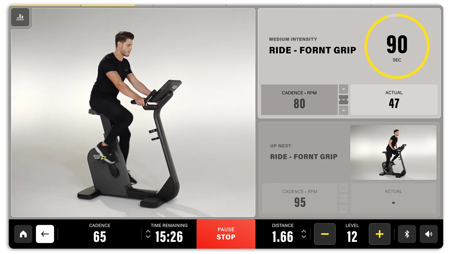 Excite+ Bike で最高のライディングを体験 | テクノジム | Technogym 日本
