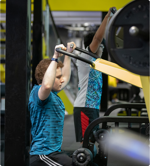 man-training-machine