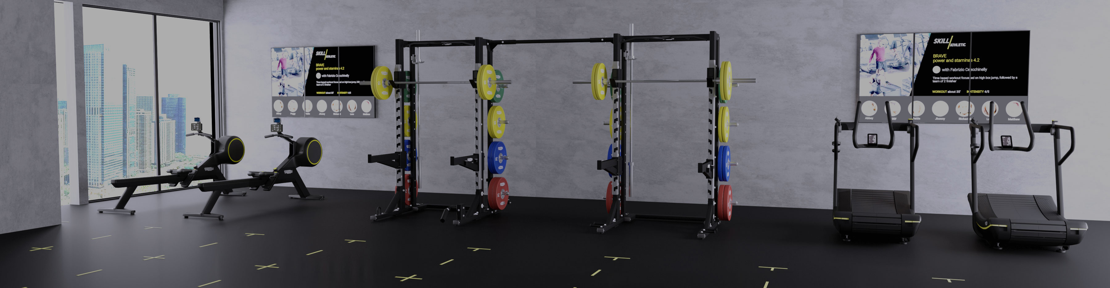 Accesorios rack para configurar tu área de entrenamiento fuerza con pesas