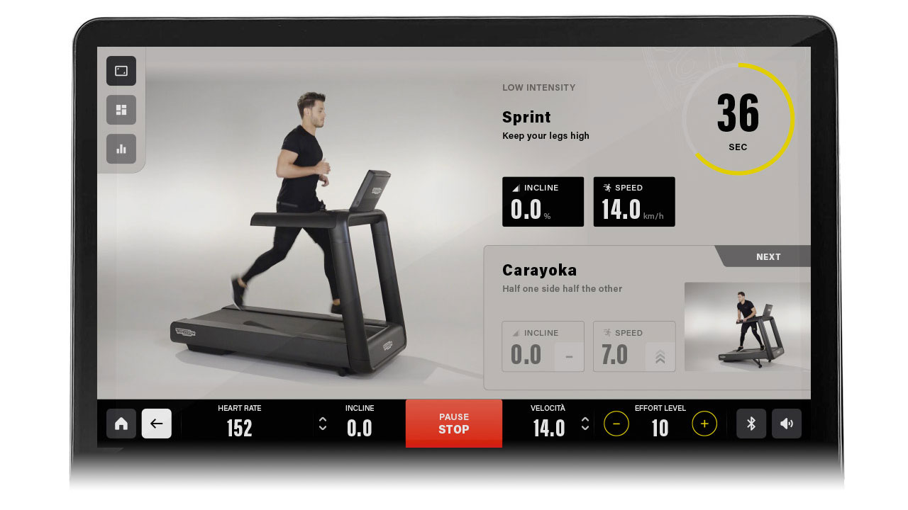 Excite Live line, commercial cardio equipment for connected gyms and  health facilities