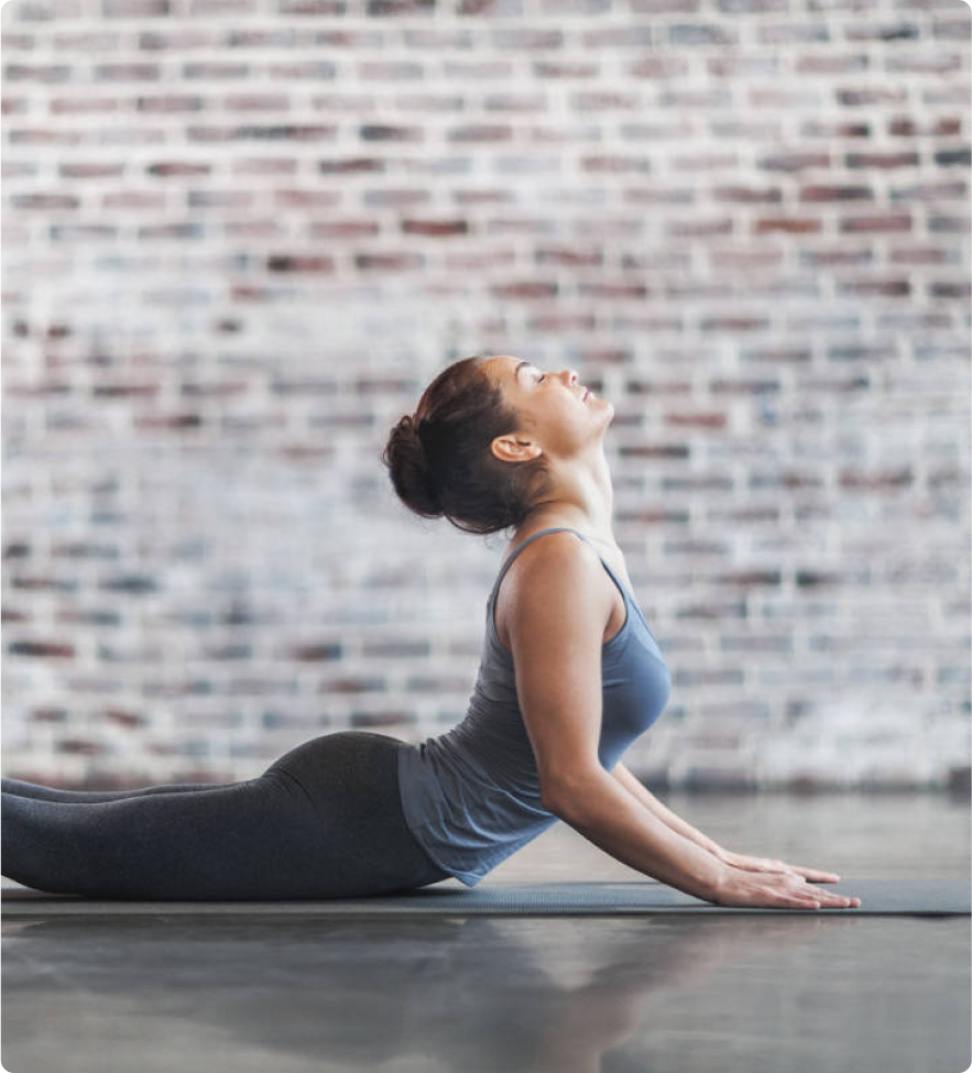 stretching-woman-wall