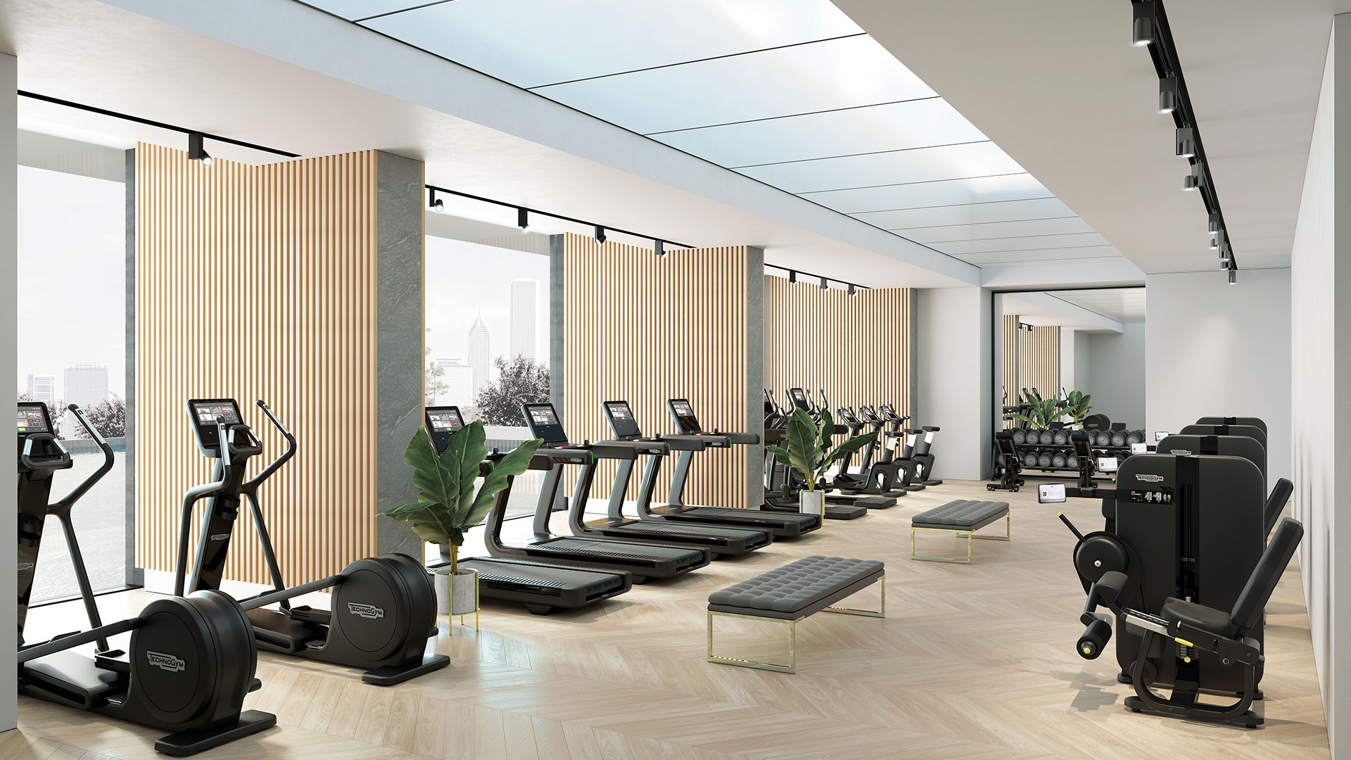 Technogym Interior Design helps you design your own gym at home, in your  club or hotel | Technogym Россия