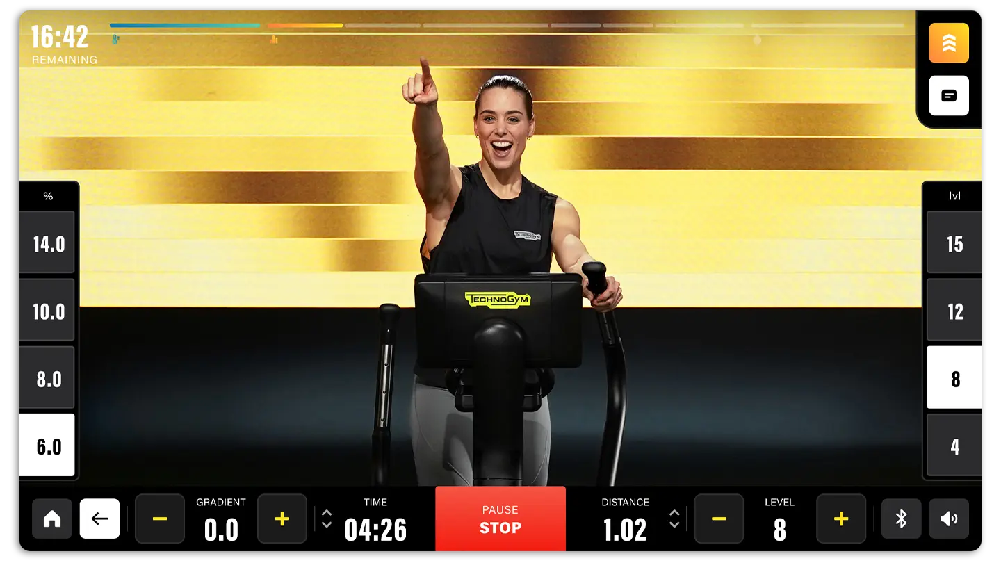 Excite+ Syncro: HIIT elliptical machine | Technogym India