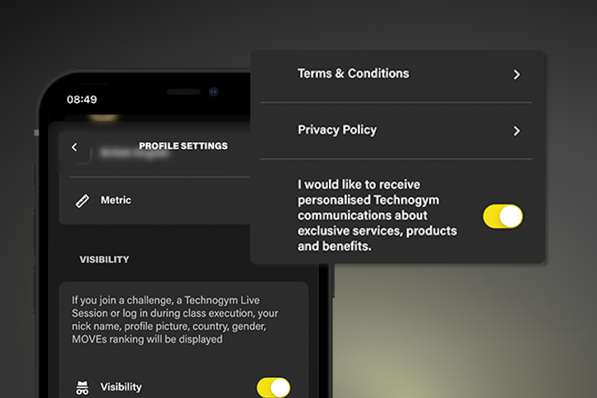 How are my data managed? | Technogym Казахстан