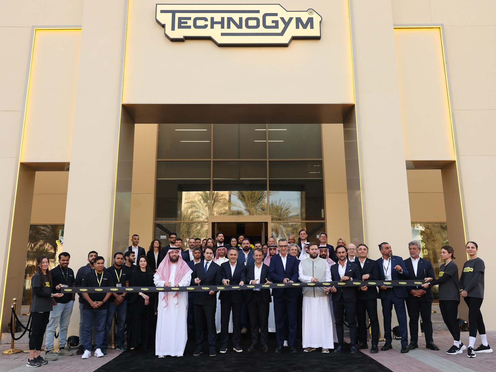Technogym Saudi Arabia ribbon cutting