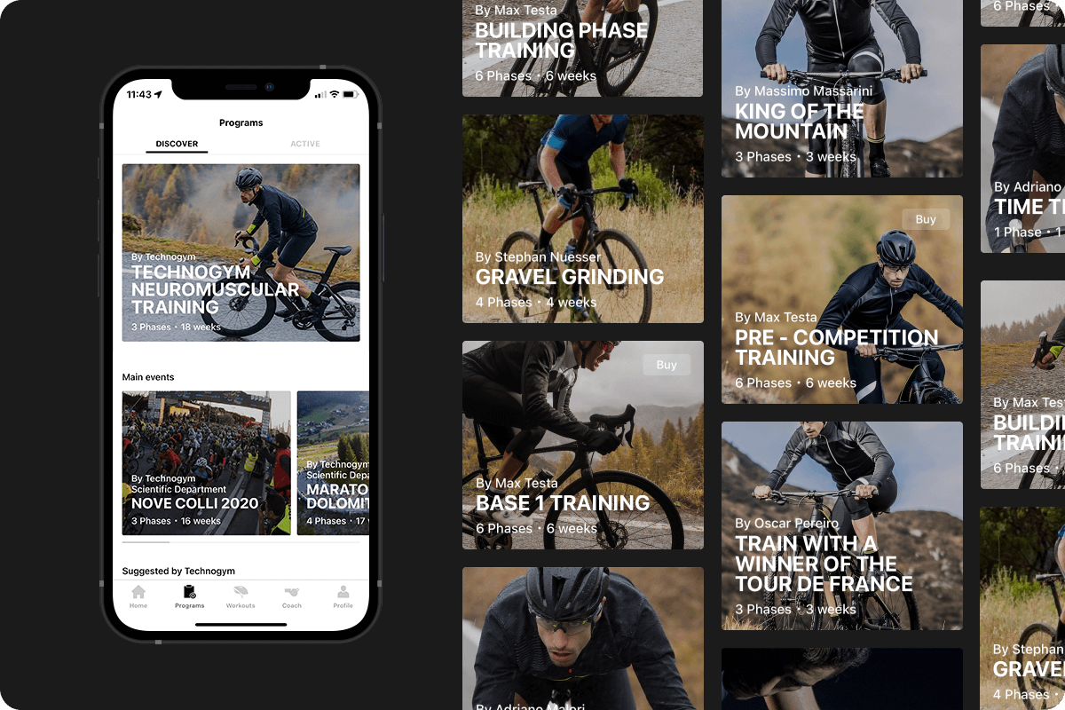 MyCycling プログラム・コーチ | Technogym 日本