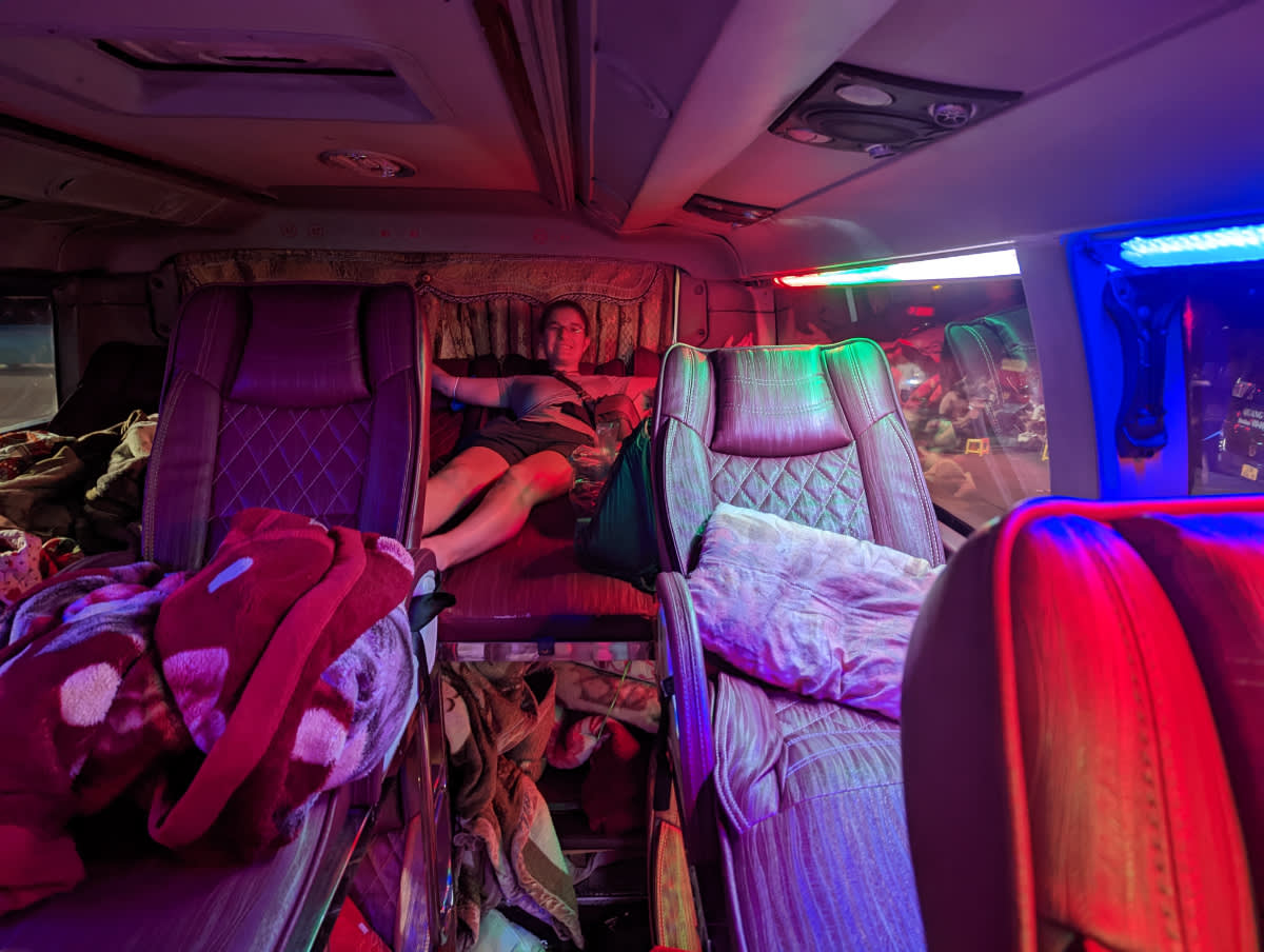 Sleeping bus