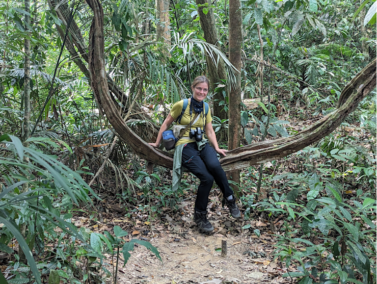 Odpočinek na cestě k Raflézii Odpočinek na cestě k Raflézii