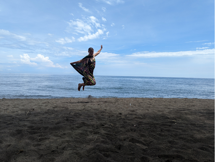 Radost z nového šátku Radost z nového šátku