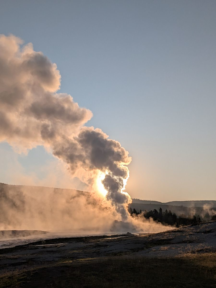 Ranní slunce a nečekaná erupce