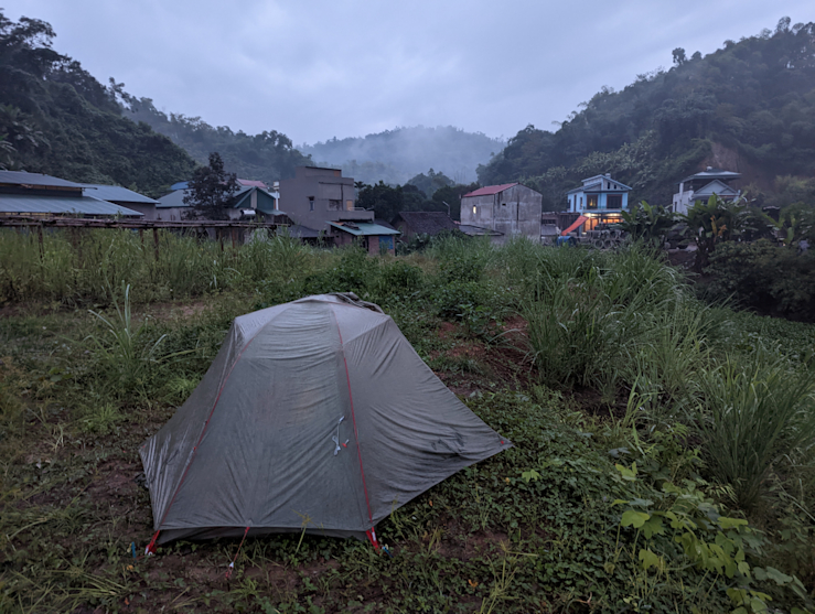 Stan Big Agnes versus déšť