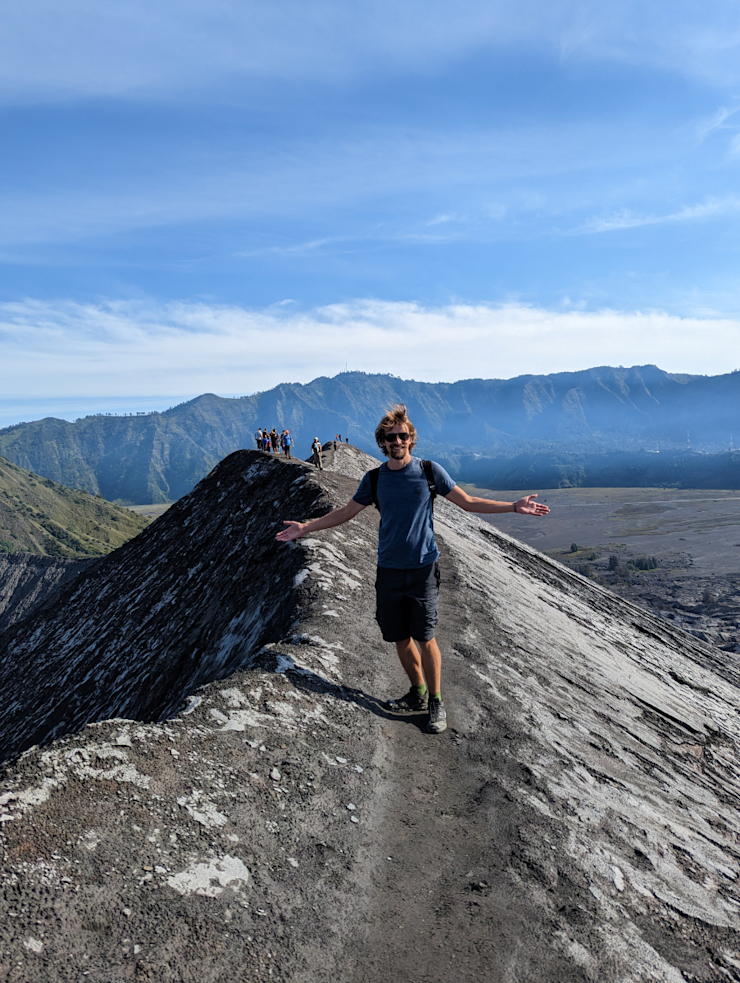 Krásný národní park Bromo Tengger Semeru