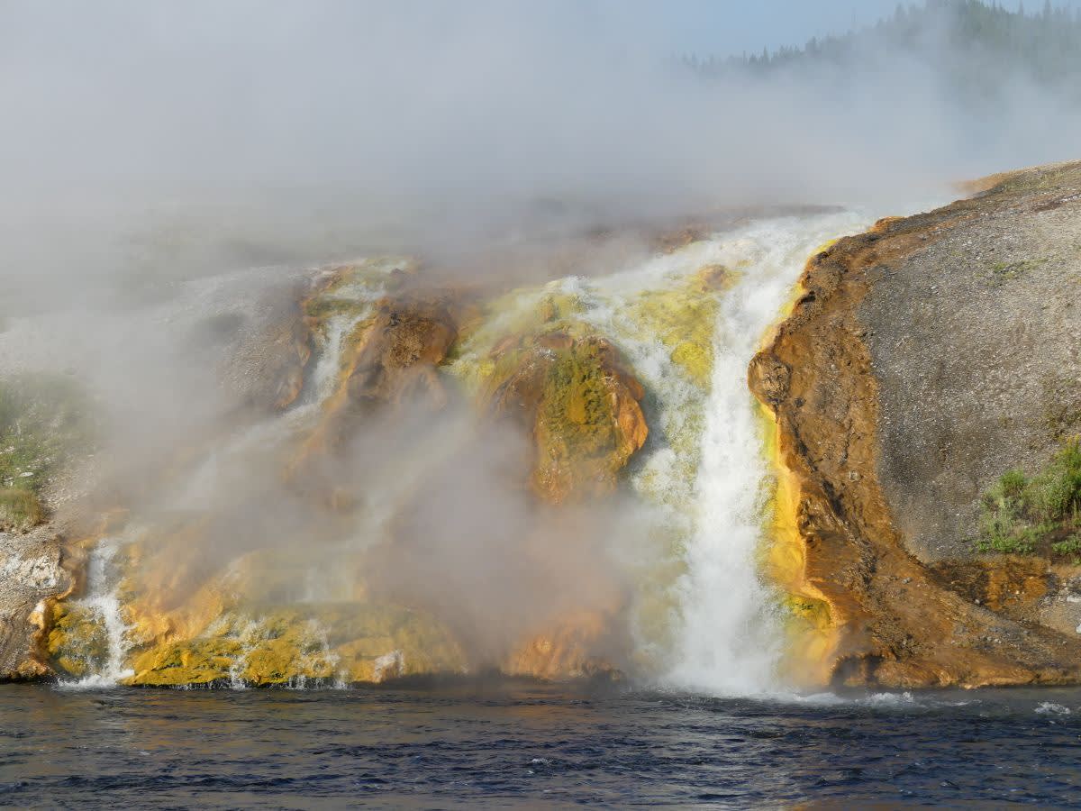 Ústí do řeky Firehole