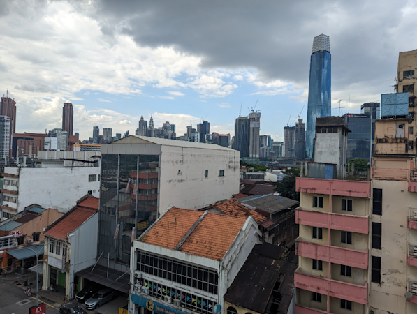 Výhled z hotelu