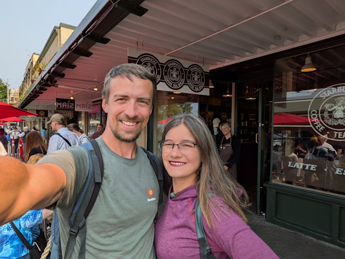 S prvním Starbucks