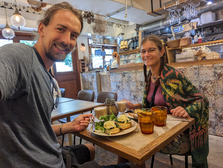 Brunch v kavárně Brunch v kavárně