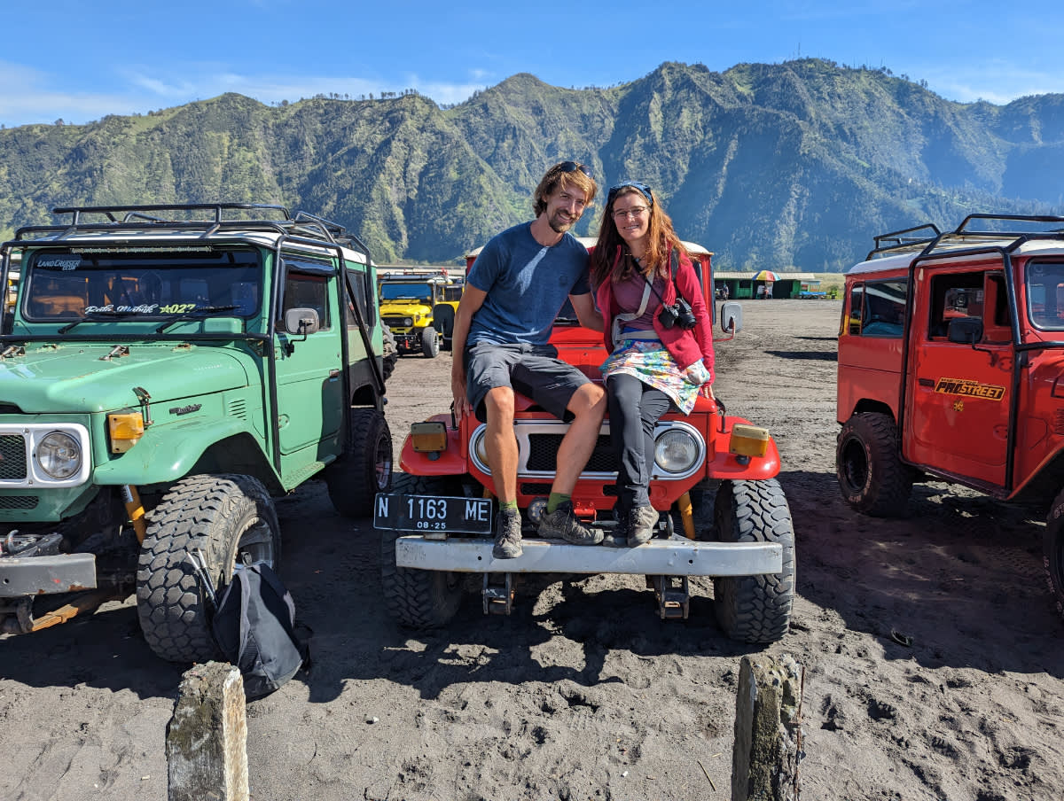 Na jeepu