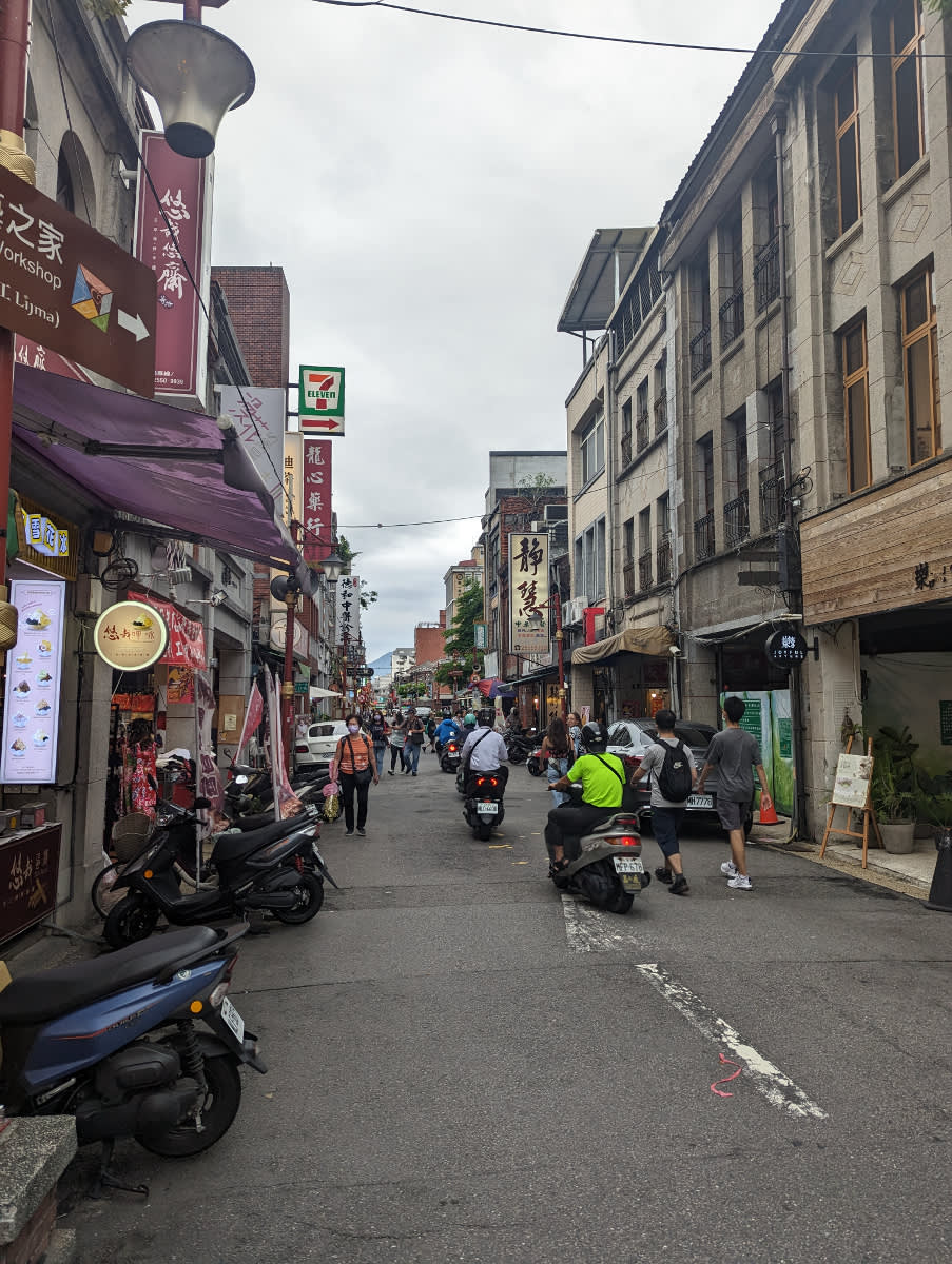 Nejstarší nákupní ulice Dihua street