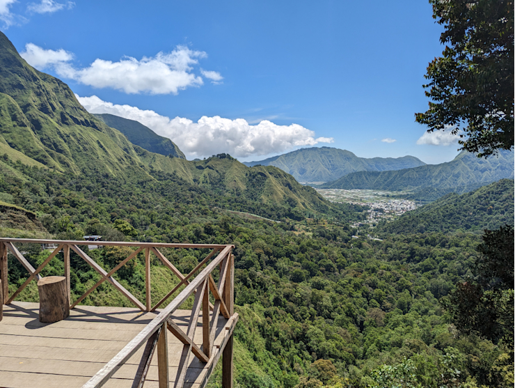 Vyhlídka z průsmyku Vyhlídka z průsmyku