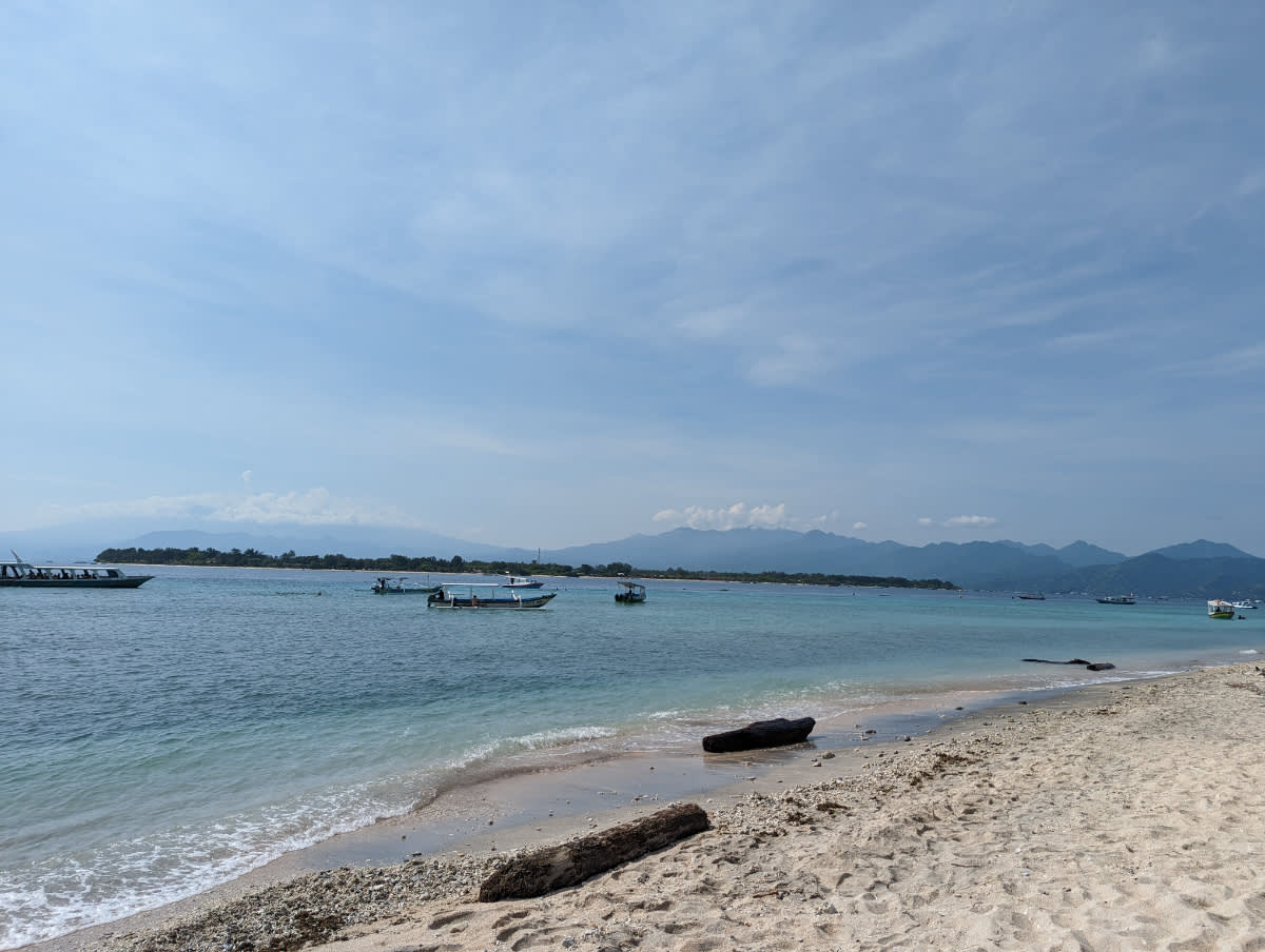 Slavné pláže na Gili T