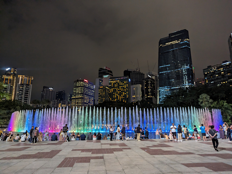 Vodní show na Simfoni Lake Vodní show na Simfoni Lake