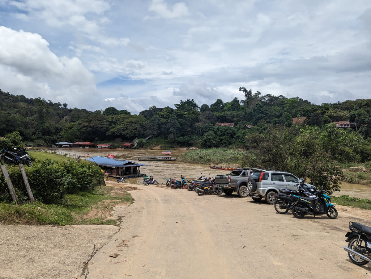 Zvedlá hladina U Kuala Tahan