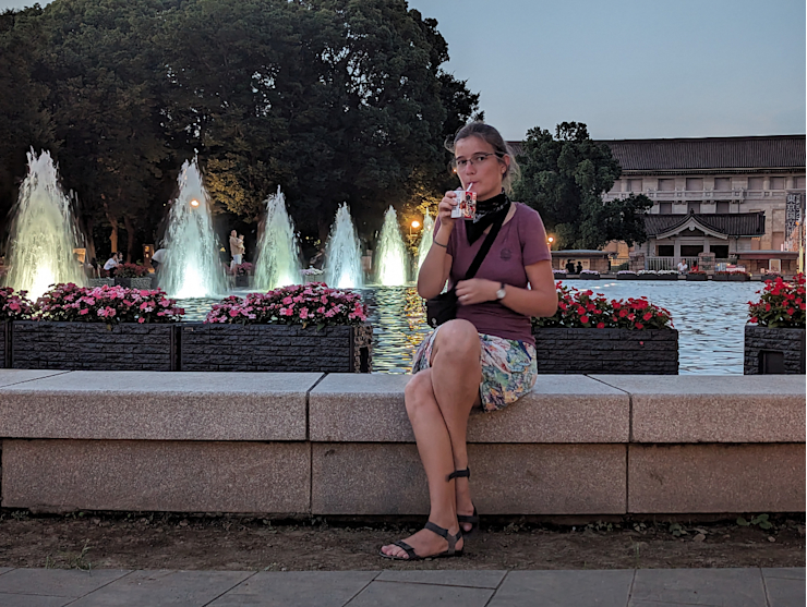 Marťa, saké a fontána Marťa, saké a fontána