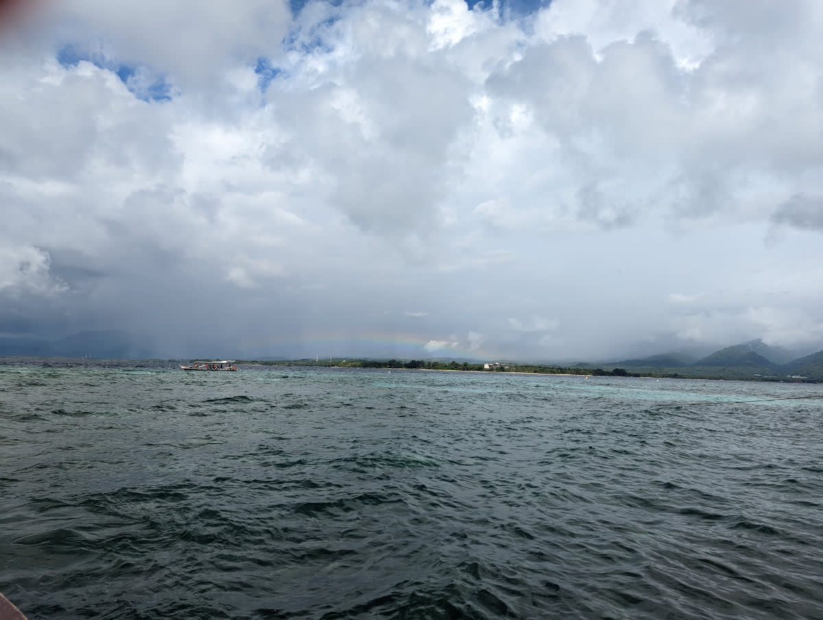 Duha před Rinjani