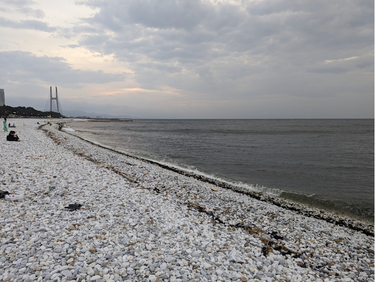 Oblázková pláž Oblázková pláž