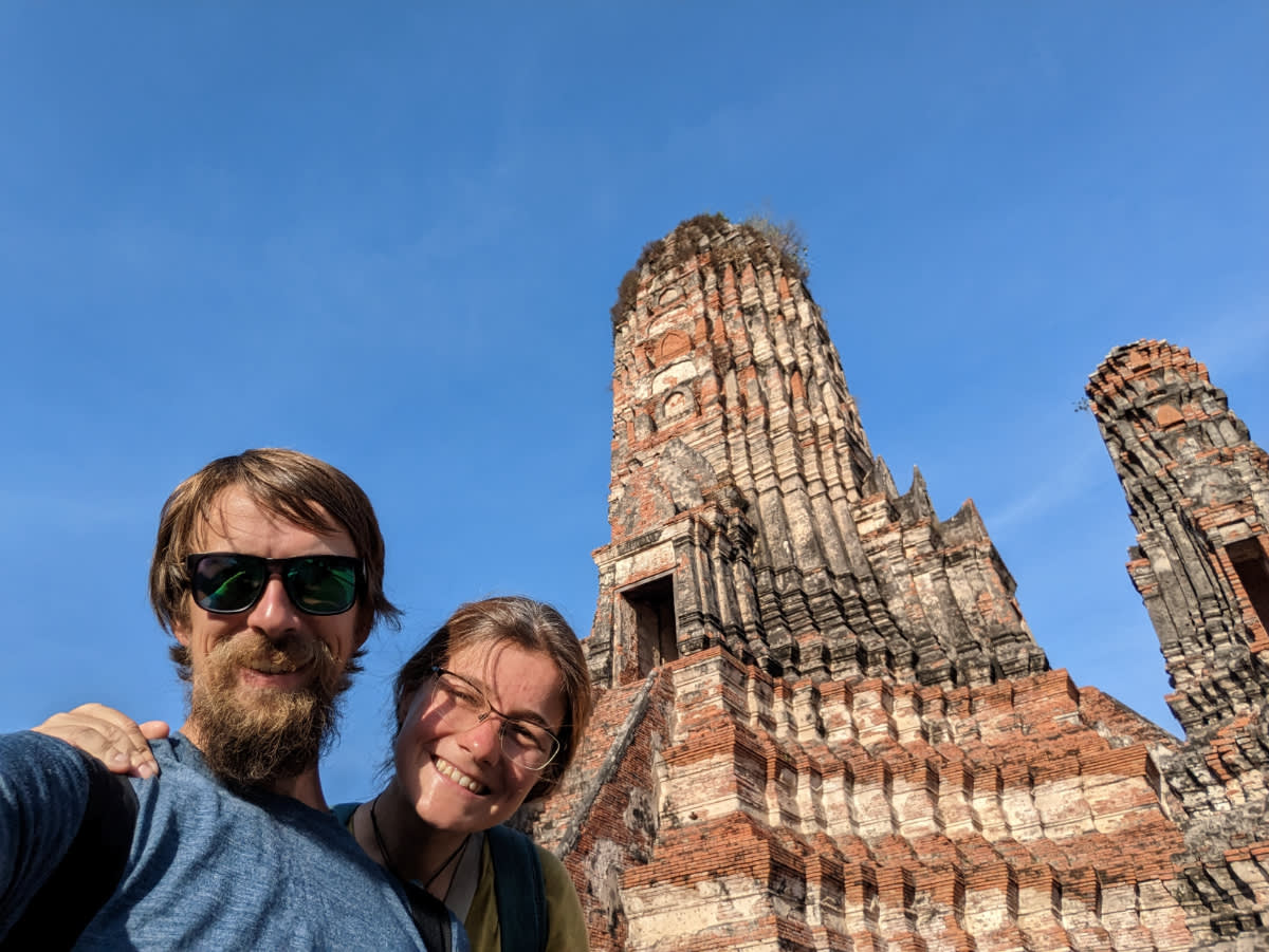 Selfie u chrámu 