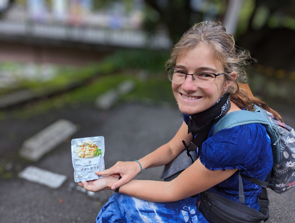 Bramborovosalátová kapsička
