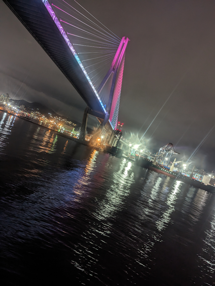 Odjezd přes most Odjezd přes most