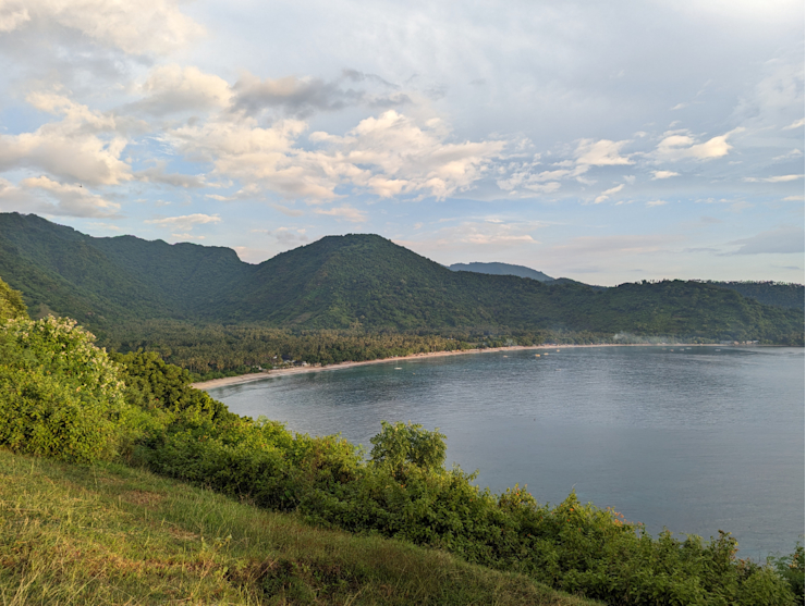 Výhled při západu slunce Výhled při západu slunce