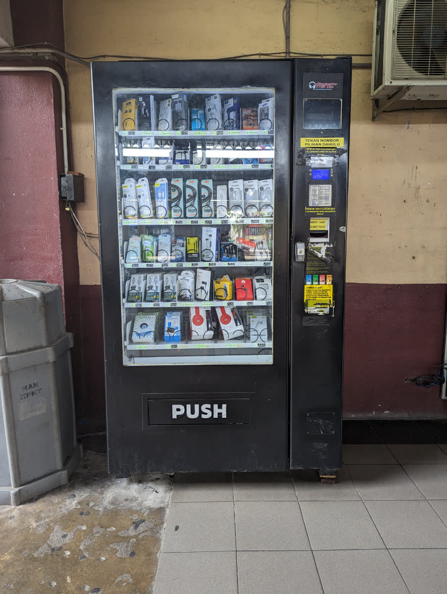 Automat na sluchátka