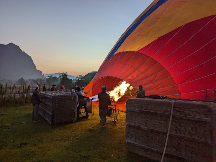 Příprava balónu Příprava balónu