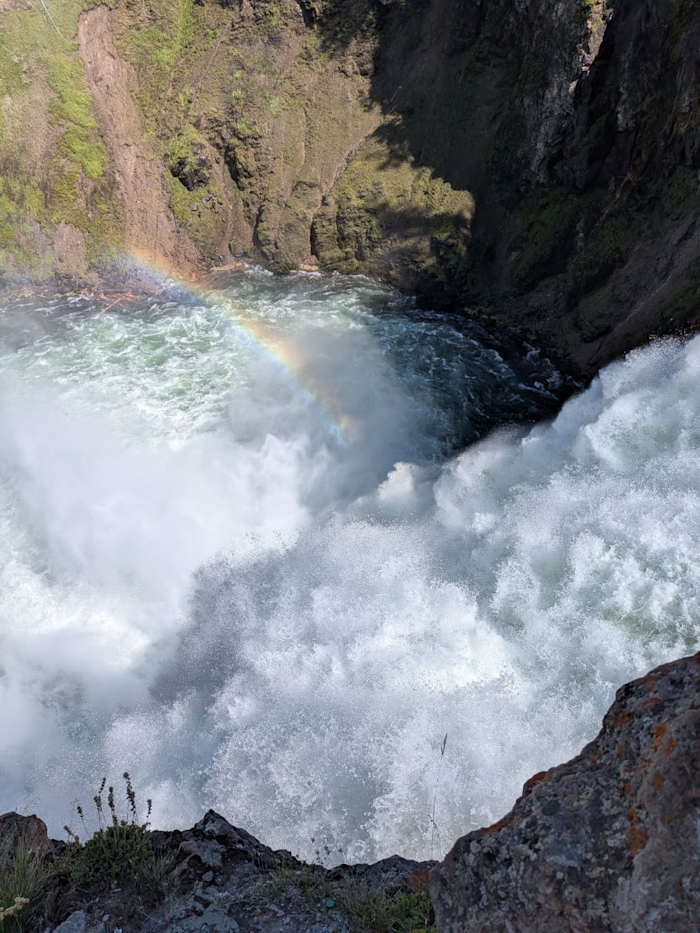Upper Yellowstone waterfall