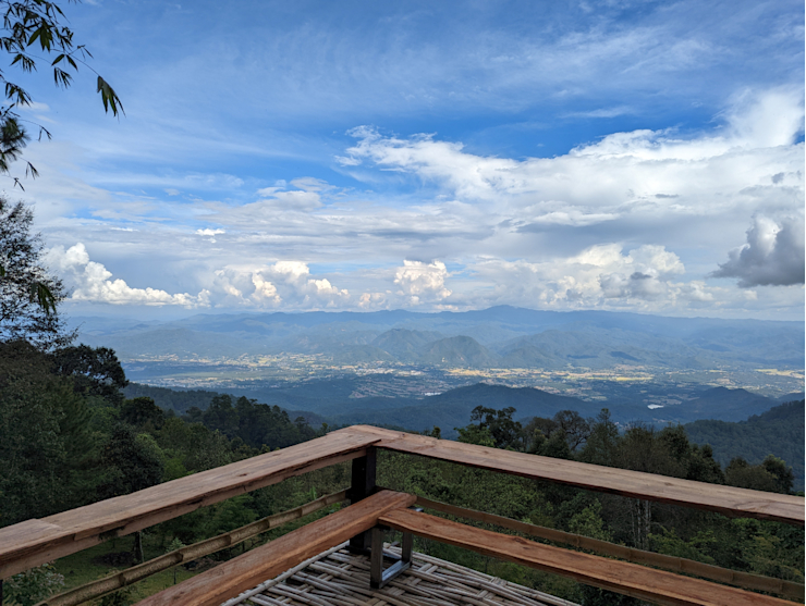 Výhled na Pai Výhled na Pai