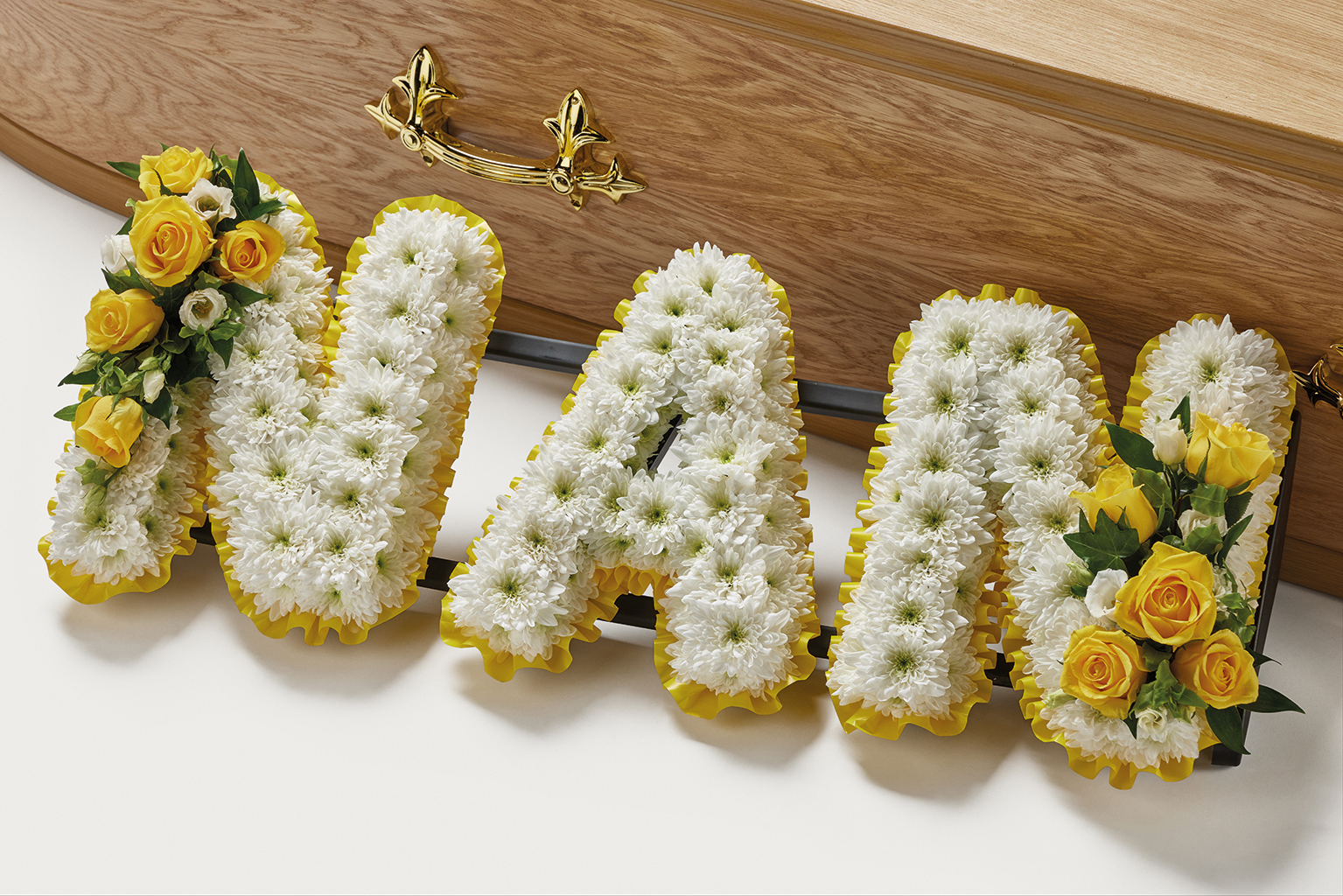 Classic Letters Yellow Nan HeroOnCoffin