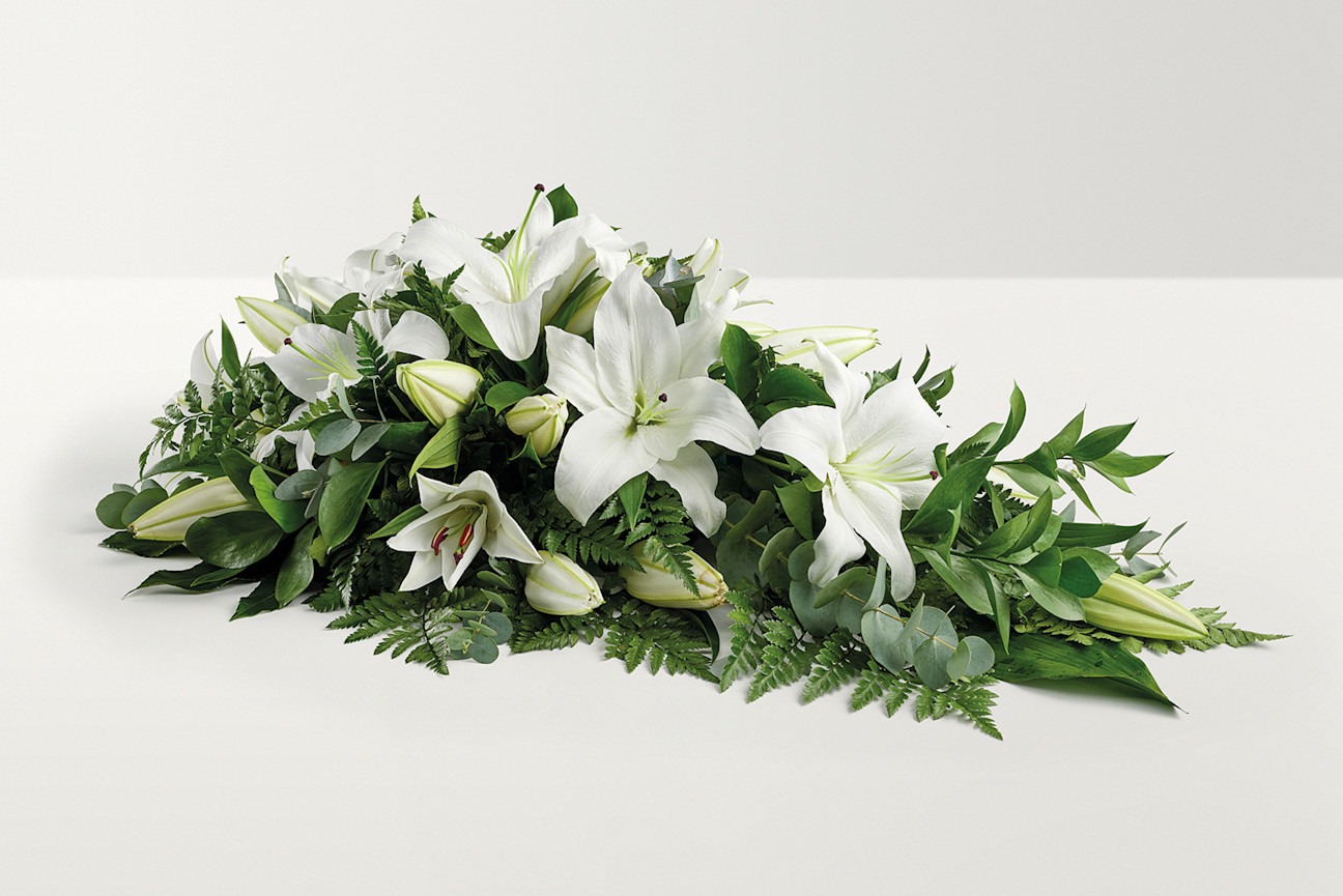 White lily flowers  