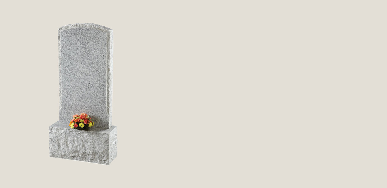 Rustic edging memorial Coop Funeralcare