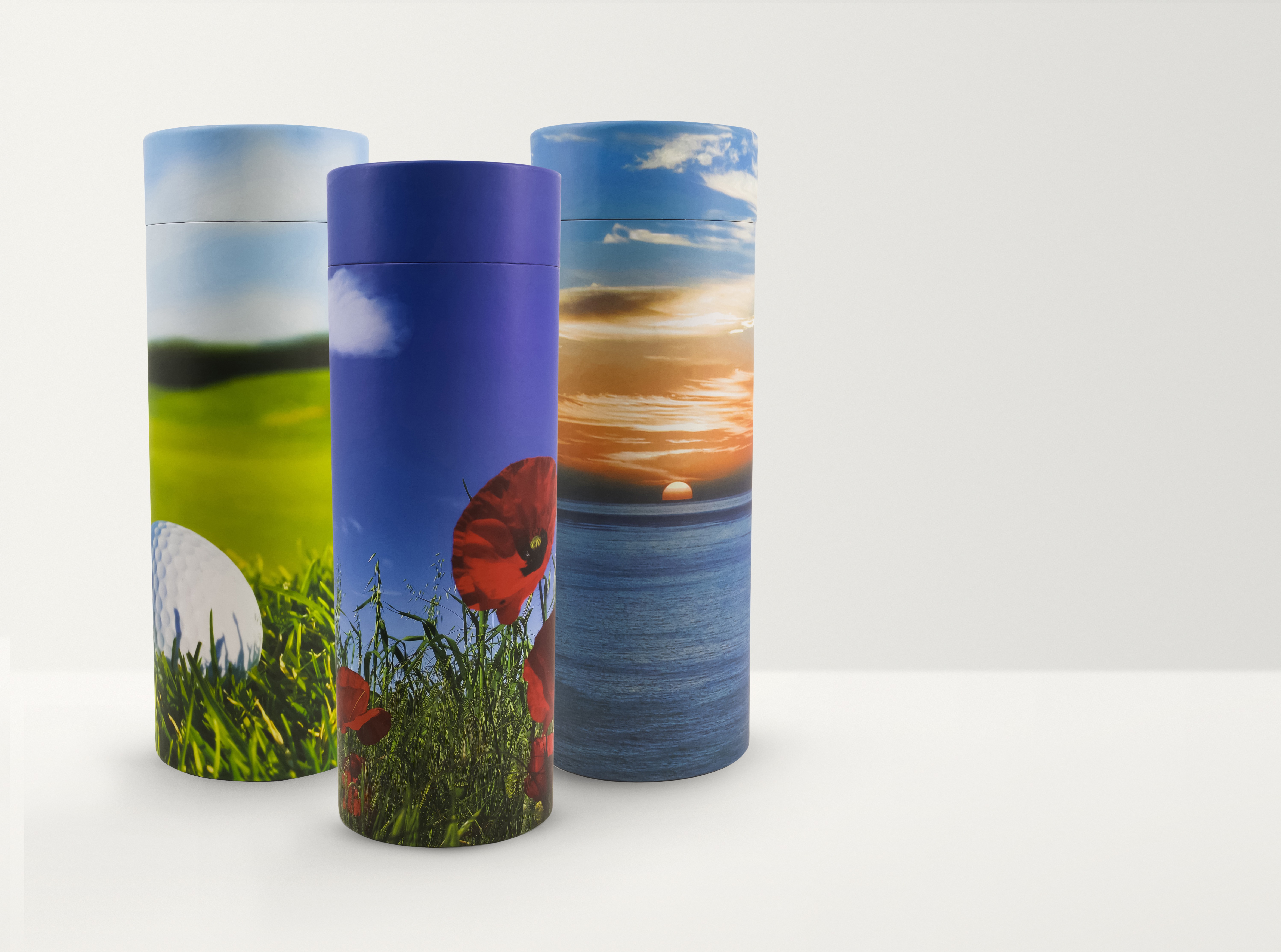 3 scatter tubes in different designs