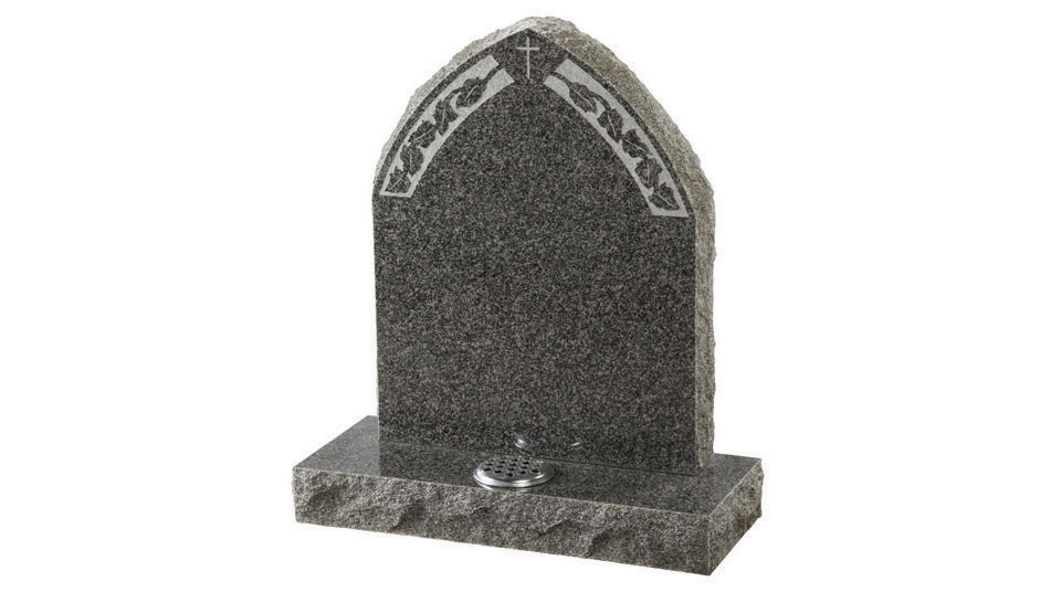 cost of black granite headstones