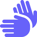BSL hands icon