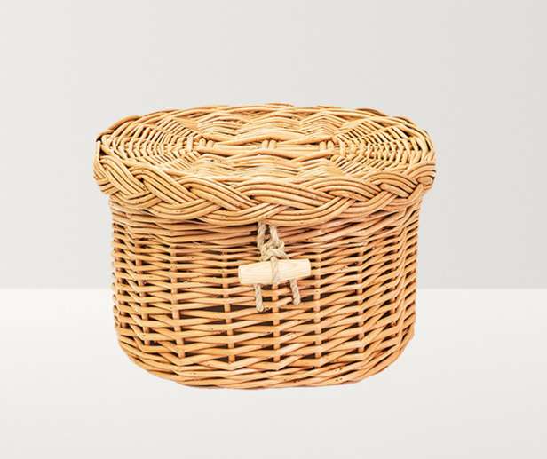 Image of light heritage willow ashes casket