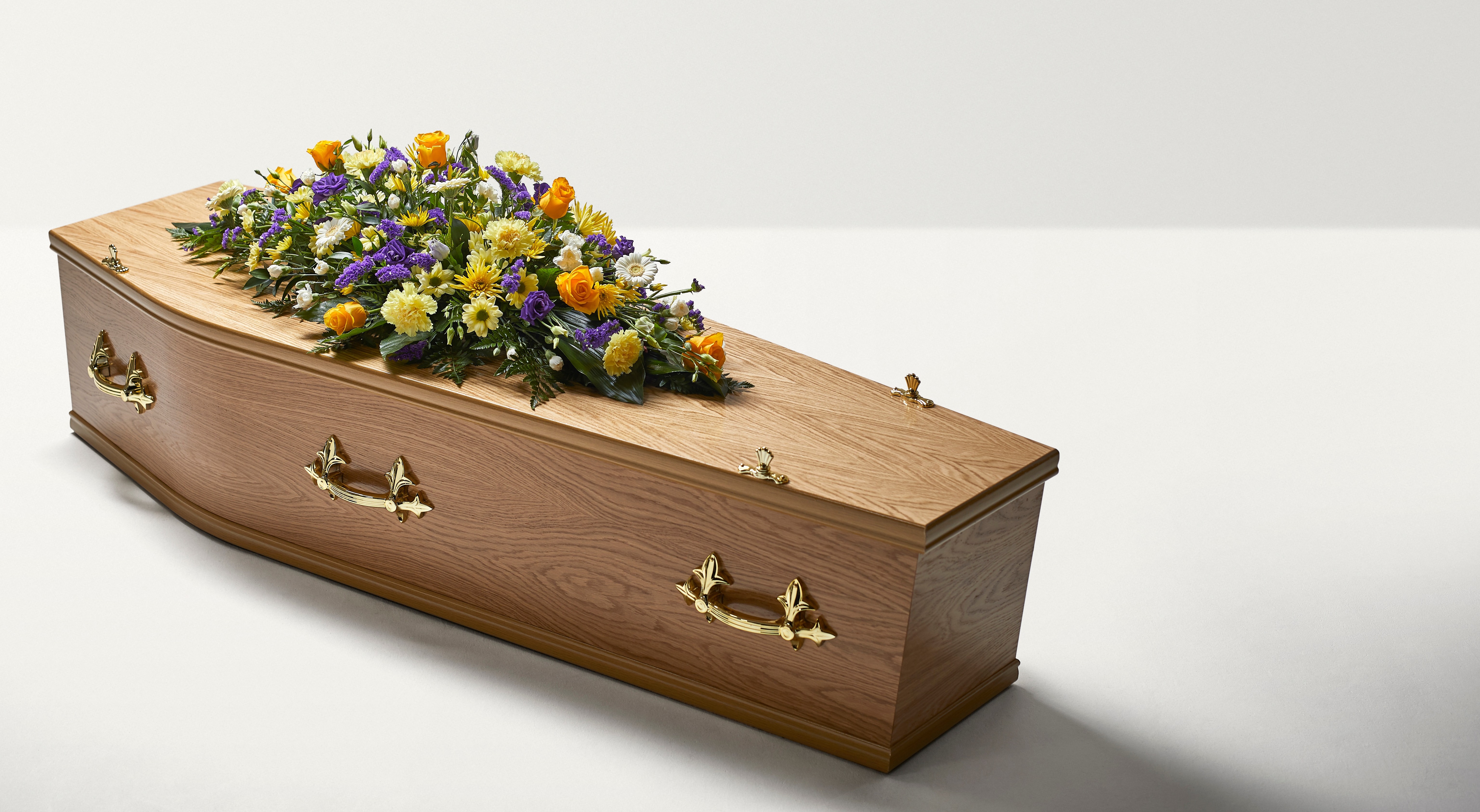 Dad deals funeral flowers