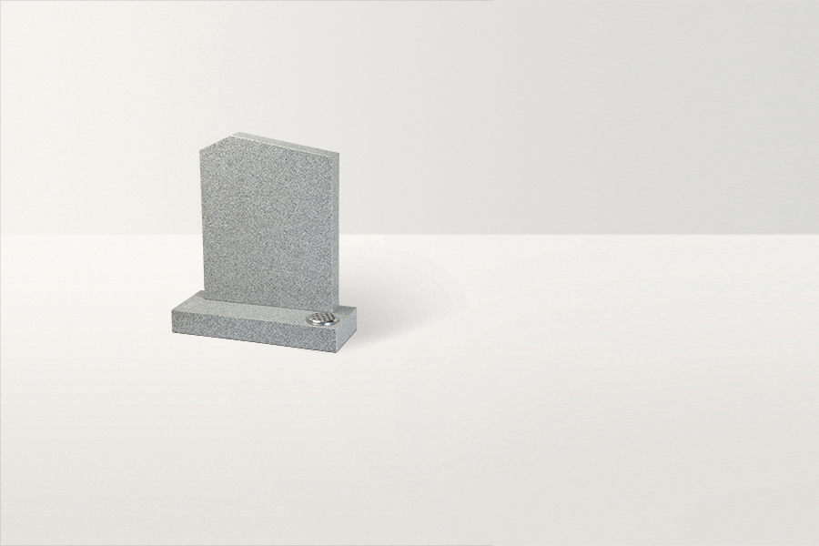 Half Peon Honed Granite Memorial - Image 1