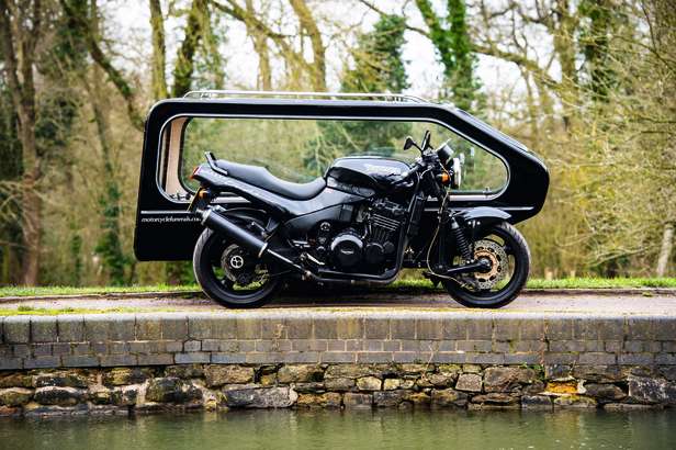 Motorcycle hearse